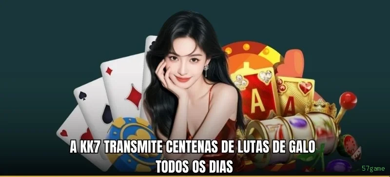 Imagem promocional da 57game mostrando a plataforma e suas vantagens